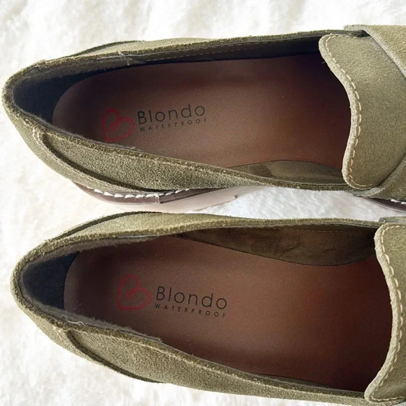 Women's Olive Loafer with Chunky Sole - Picture 4 of 10